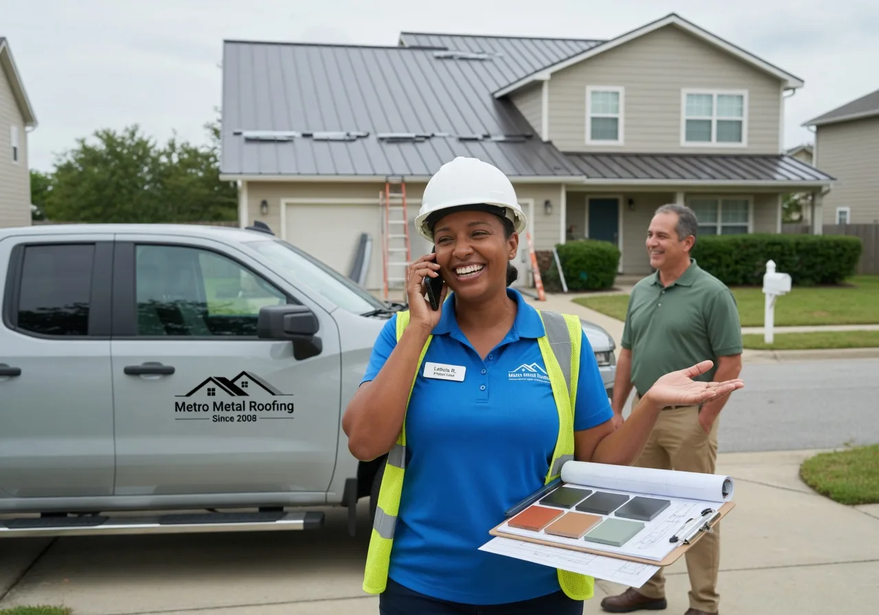 Storm Damage Metal Roof Repair in Santa Anna, TX
